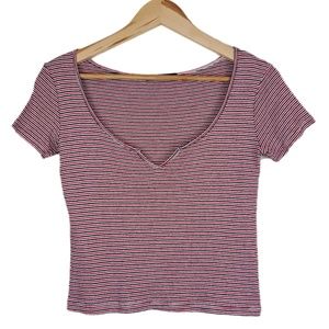 Brandy Melville  Crop Top | Red White & Black